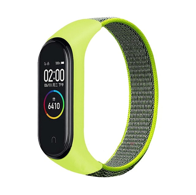 Nylon Sport loop for mi band 3,4 and 5 - Wristwatchstraps.co