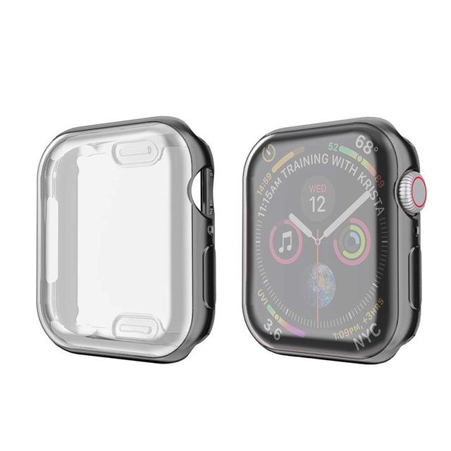 TPU Protector Watch Cover Case with Screen Protection For Apple Watch - Wristwatchstraps.co