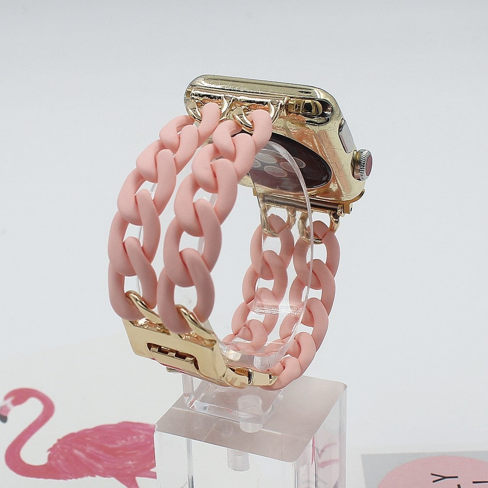 Jewelry Styled Charm Bracelet Strap for Apple Watch - Wristwatchstraps.co