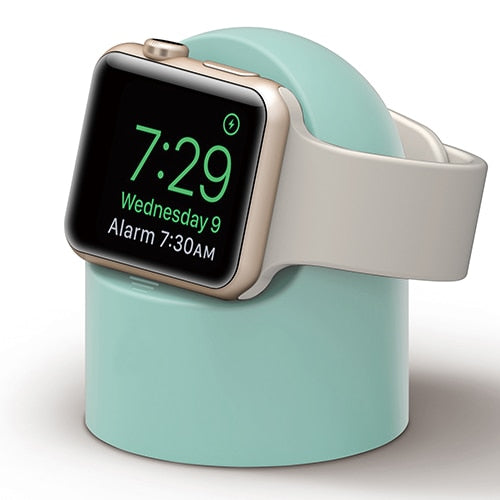 Charging Station Apple Watch As Bedside Clock Nightstand Desk Mode