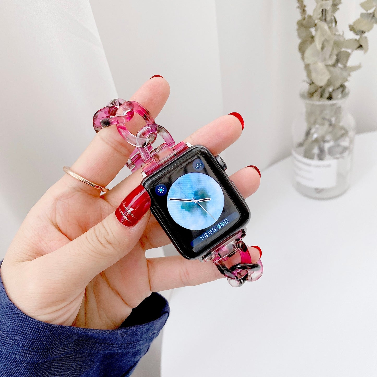 Transparent Resin Straps for apple watch band - Wristwatchstraps.co