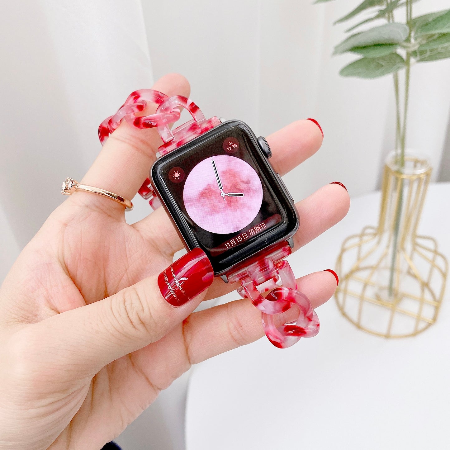 Transparent Resin Straps for apple watch band - Wristwatchstraps.co