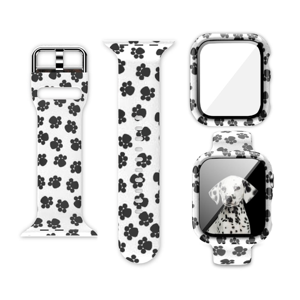 Designer Silicone Case and Strap Combo for Apple Watch - Wristwatchstraps.co