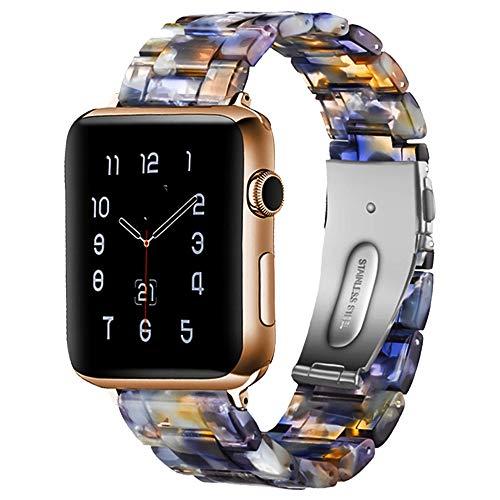 Resin Watch Strap with Stainless Steel Buckle for Apple Watch - Wristwatchstraps.co