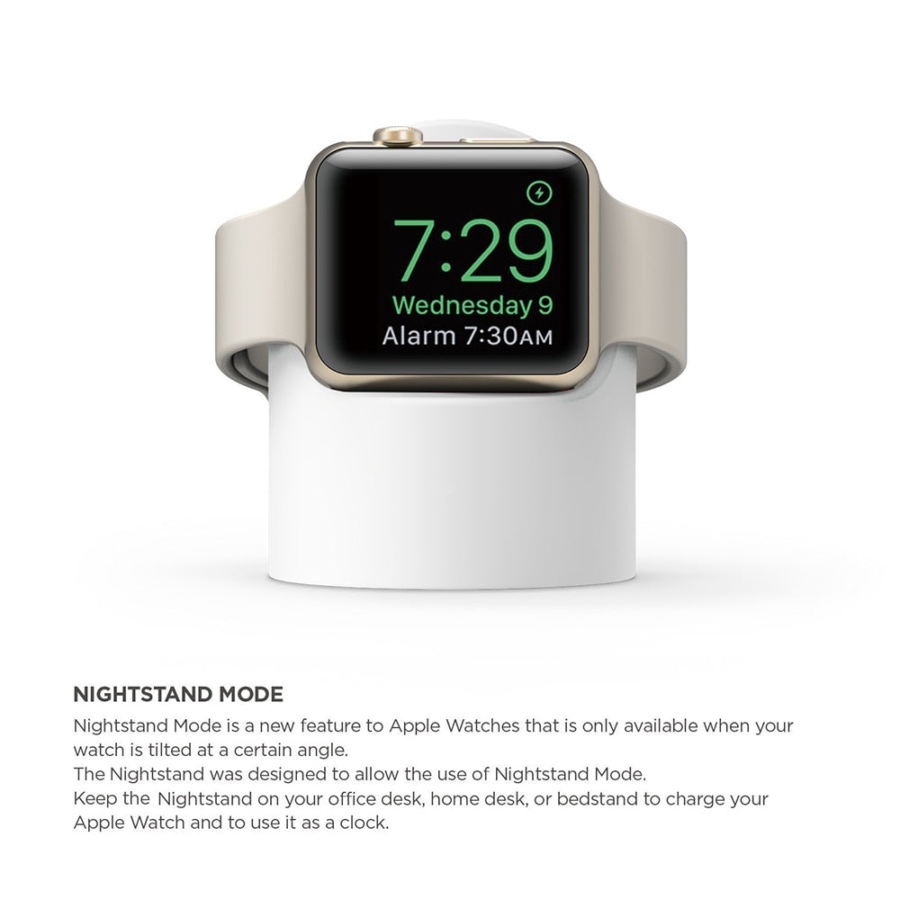 Nightstand Desk Mode Charger stand for Apple Watch - Wristwatchstraps.co