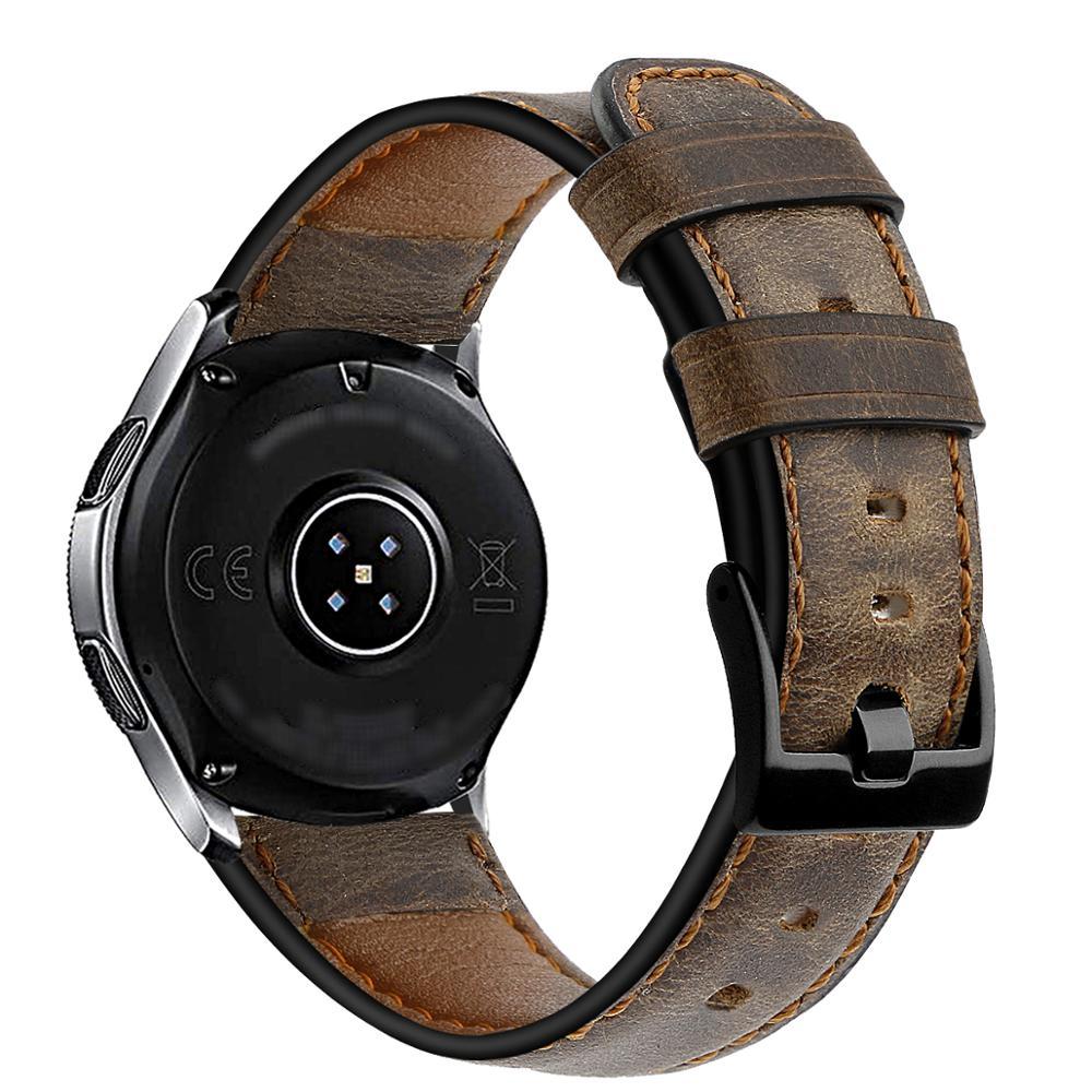 Distressed Premium 22mm Leather band For Samsung Galaxy, Huawei, And Amazfit Watch - Wristwatchstraps.co