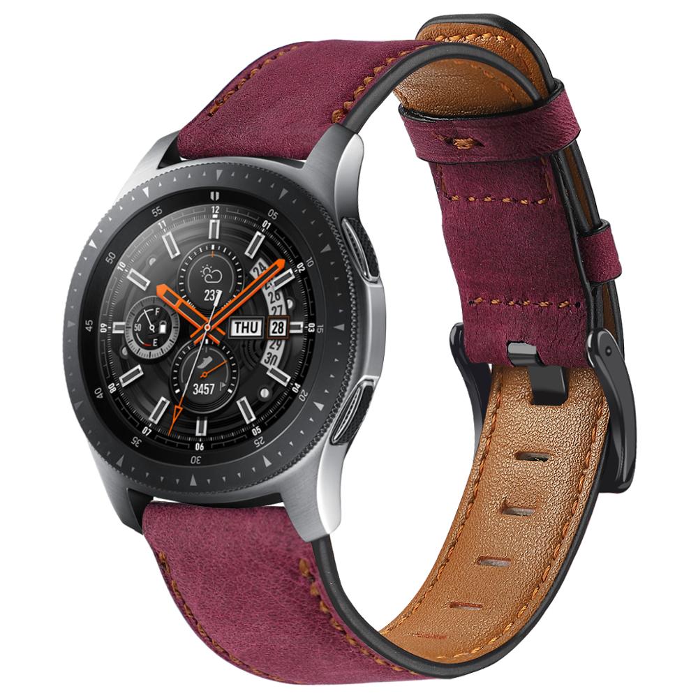 Distressed Premium 22mm Leather band For Samsung Galaxy, Huawei, And Amazfit Watch - Wristwatchstraps.co