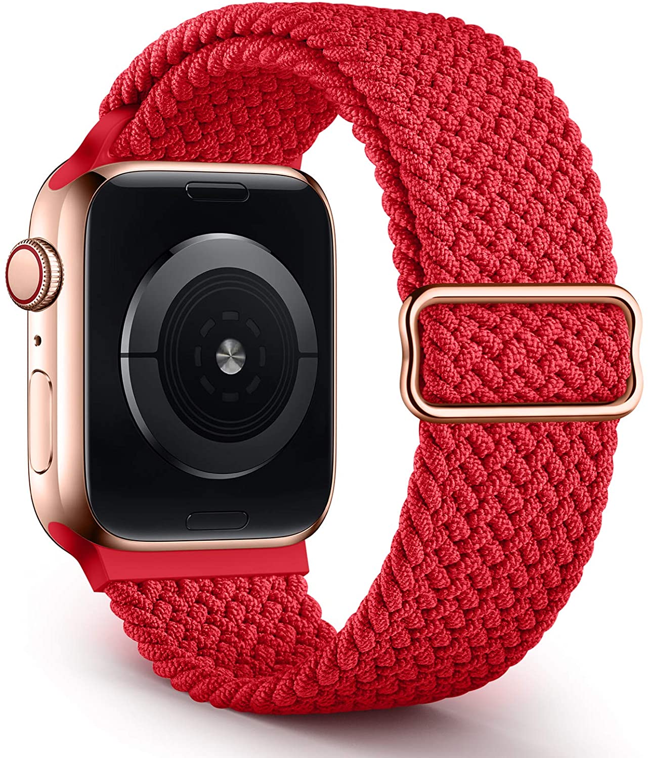 Adjustable Elastic Nylon Braided Solo Loop For Apple watch - Wristwatchstraps.co