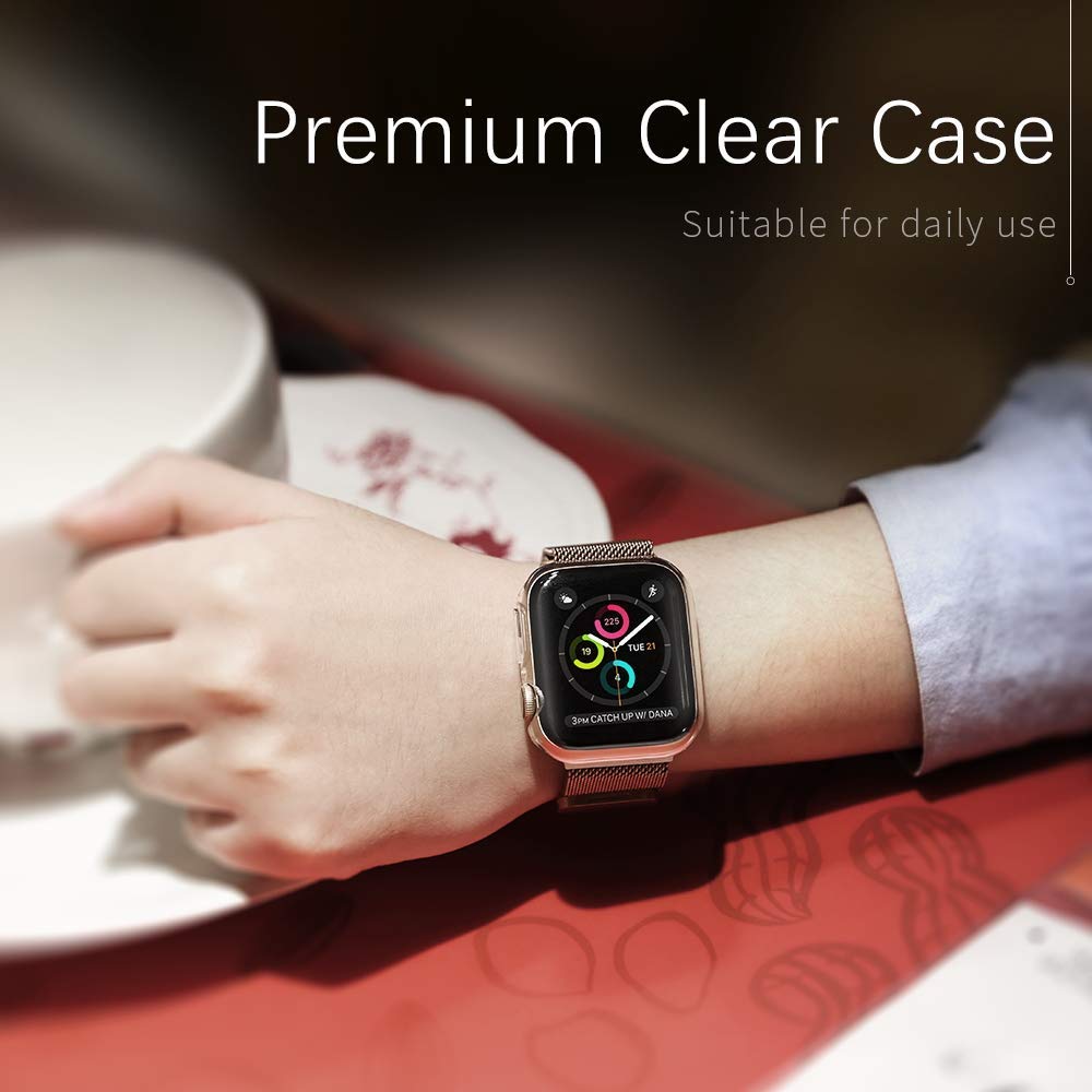 Transparent Bumper Screen Protector for Apple Watch Series