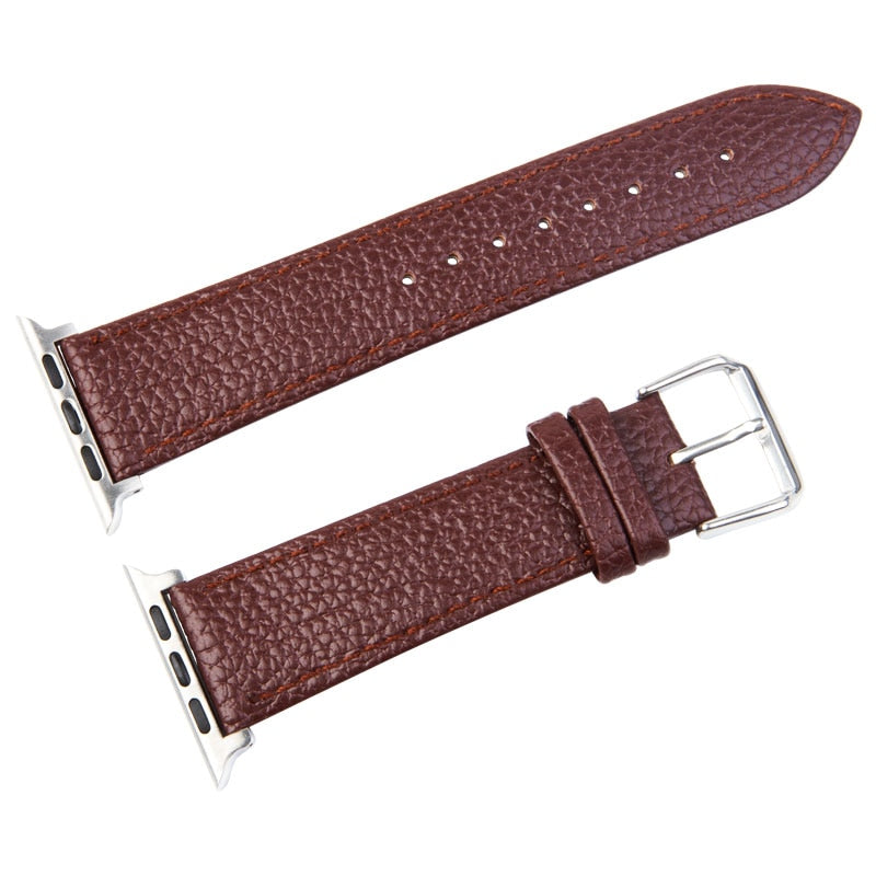 Single Tour Genuine Leather Strap for series 5/4/3/2/1, Hermes, Nike Apple Watches - Wristwatchstraps.co