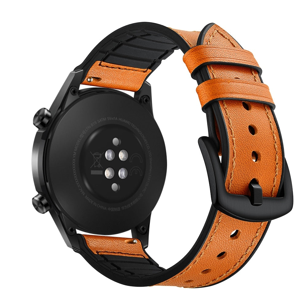 22mm Silicone Strap For Samsung Galaxy, Huawei, Amazfit Watch and Garmin. - Wristwatchstraps.co