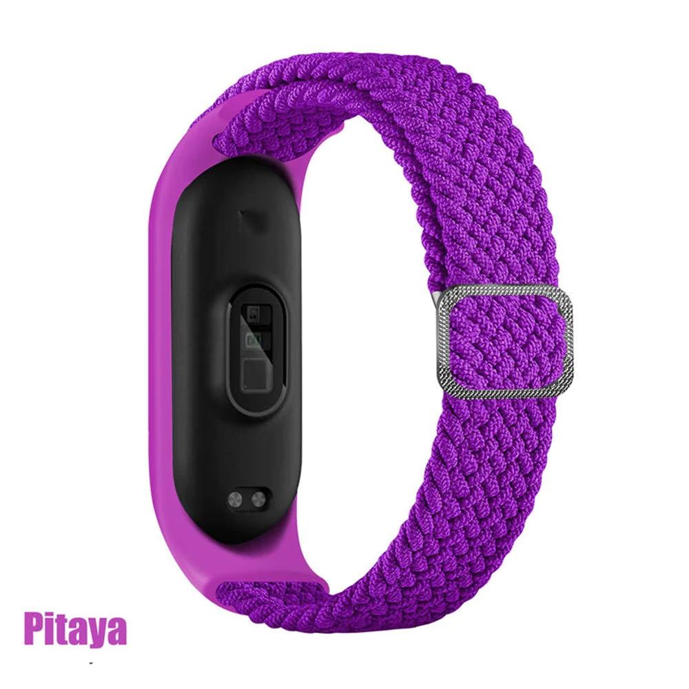 Adjustable Nylon Braided Mi band 3,4,5 and 6 - Wristwatchstraps.co