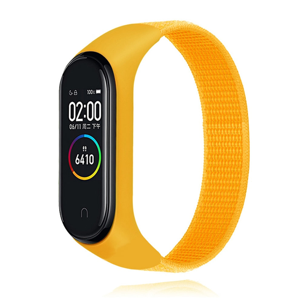 Nylon Sport loop for mi band 3,4 and 5 - Wristwatchstraps.co