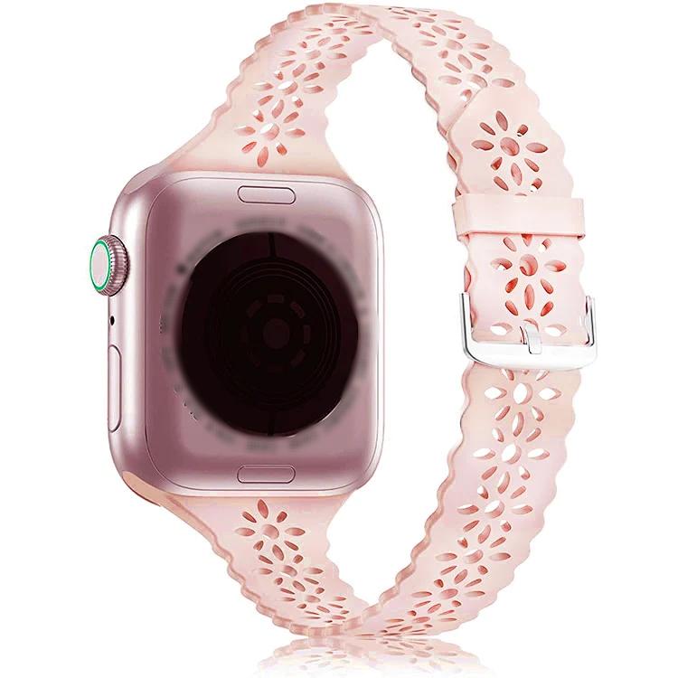 Lace Silicone Strap For Apple Watch - Wristwatchstraps.co