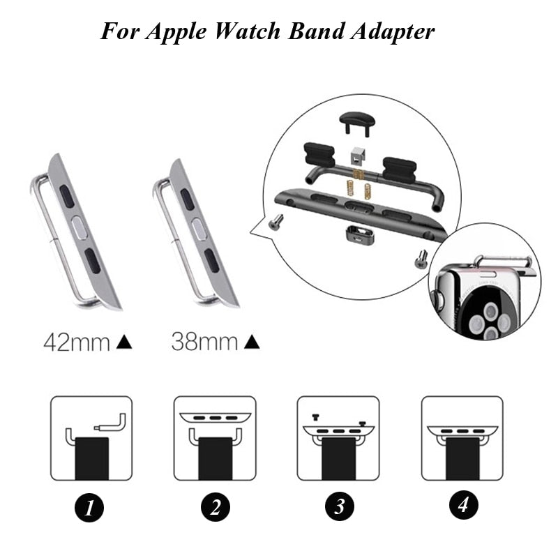 Watchband Connector Adapter For Apple Watch - Wristwatchstraps.co