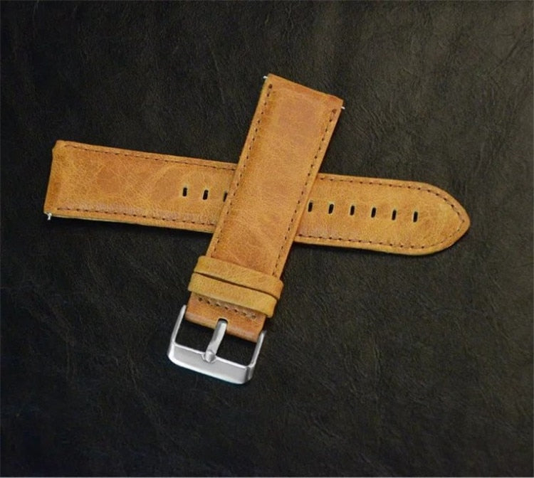 Premium Leather band for Samsung Galaxy watch - Wristwatchstraps.co