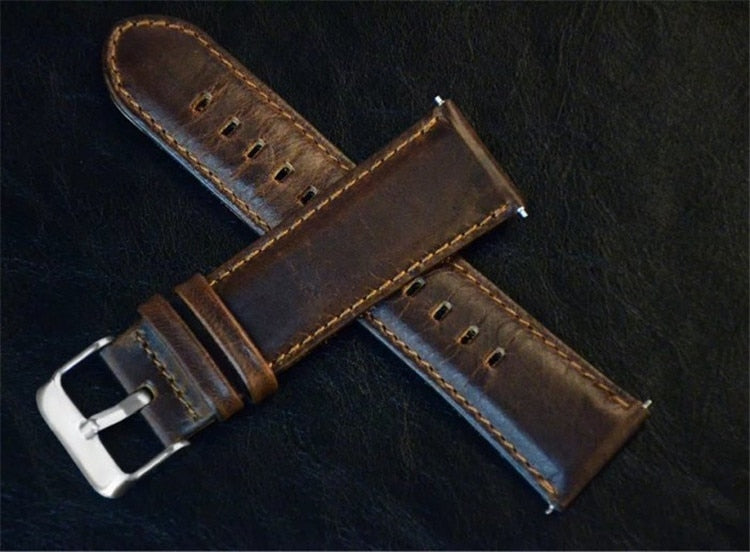 Premium Leather band for Samsung Galaxy watch - Wristwatchstraps.co