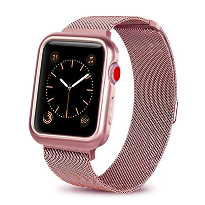 Milanese Loop Strap and Case Combo for Apple Watch - Wristwatchstraps.co