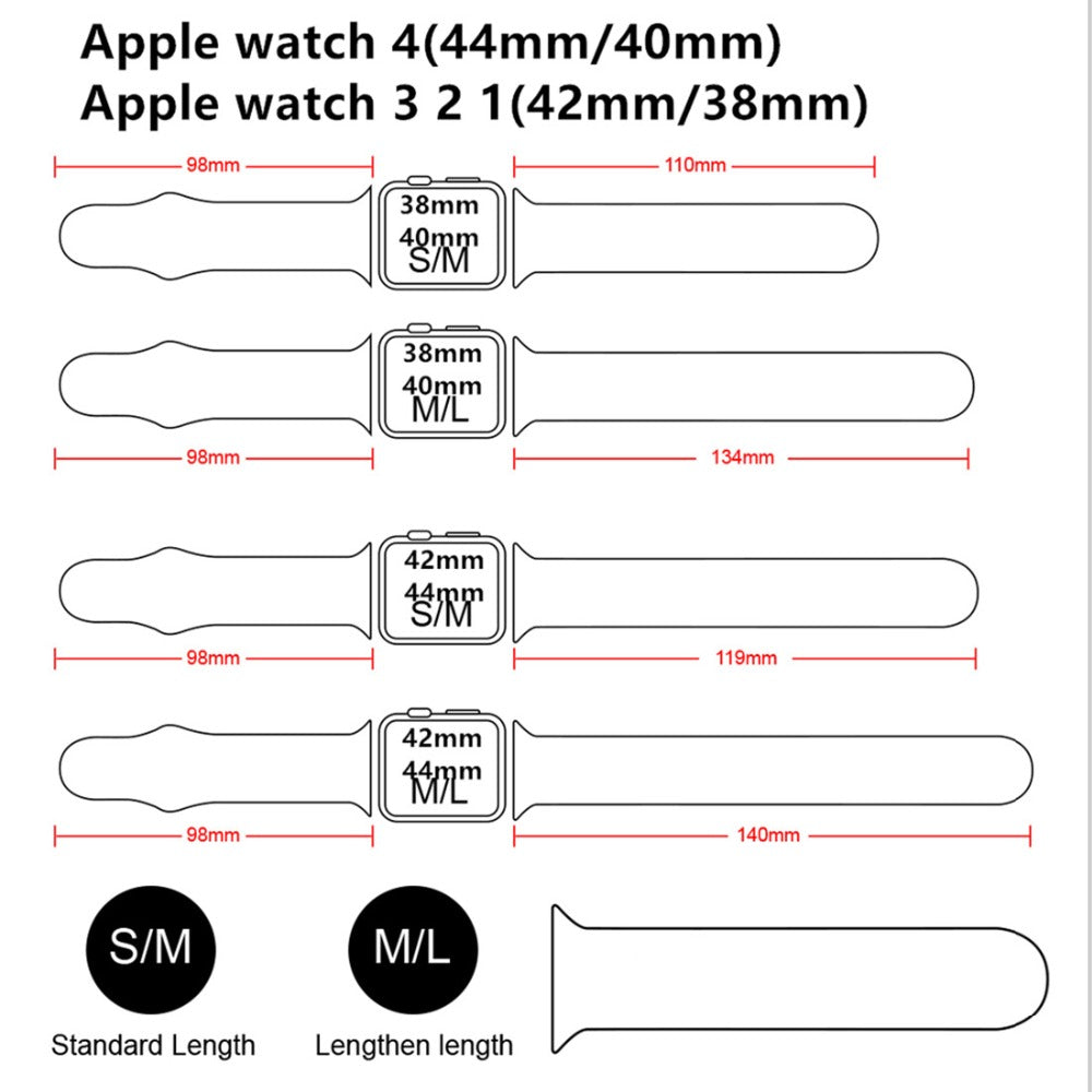 Silicone Strap bands For Apple Watch more colors