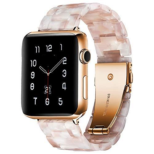 Resin Watch Strap with Stainless Steel Buckle for Apple Watch - Wristwatchstraps.co