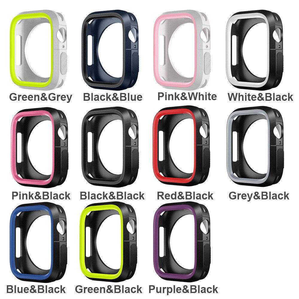 Silicone Bumper and Protector Cover for Sport Apple Watch compatible with Nike Sports Bands - Wristwatchstraps.co