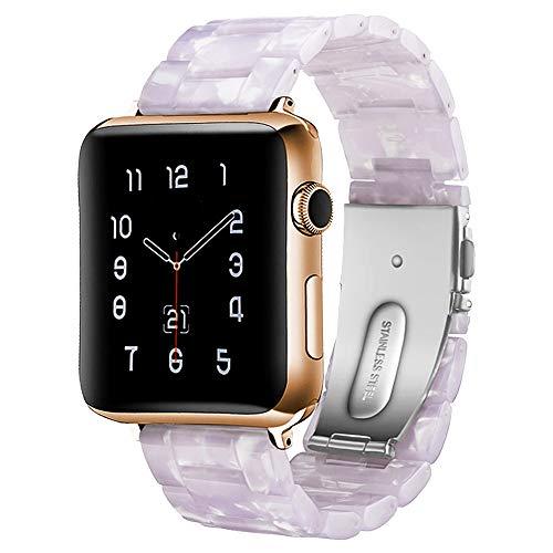 Resin Watch Strap with Stainless Steel Buckle for Apple Watch - Wristwatchstraps.co