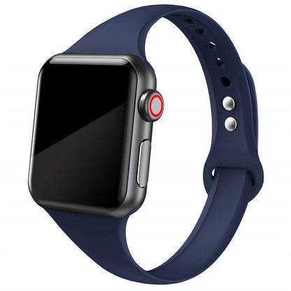 Slim Silicone Strap for Apple watch band - Wristwatchstraps.co