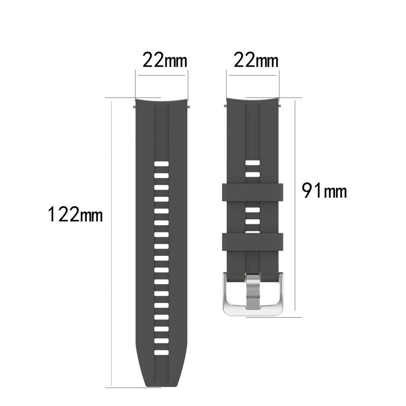 22mm Silicone Strap For Samsung Galaxy Watch - Wristwatchstraps.co