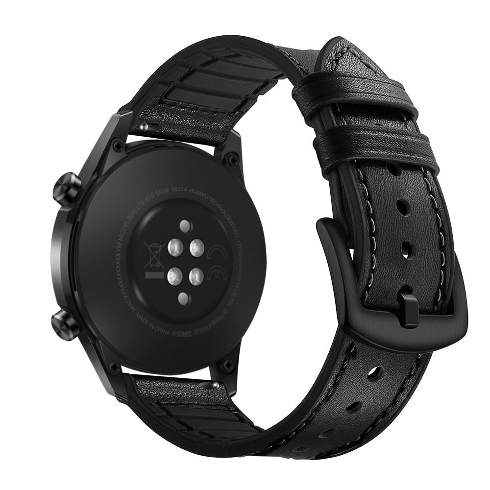 22mm Silicone Strap For Samsung Galaxy, Huawei, Amazfit Watch and Garmin. - Wristwatchstraps.co