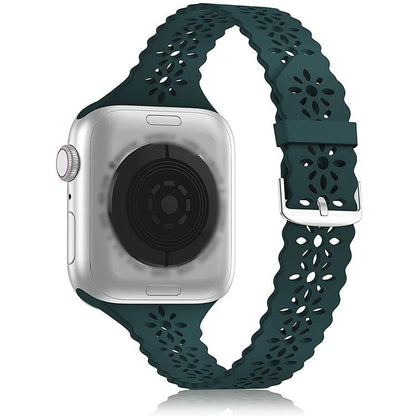 Lace Silicone Strap For Apple Watch - Wristwatchstraps.co