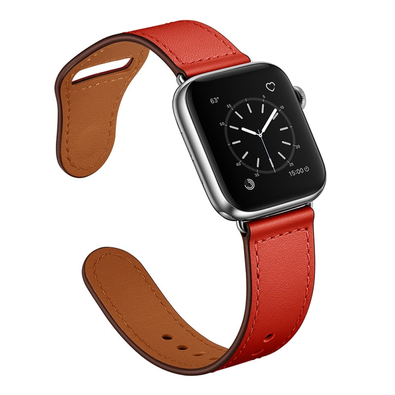 Genuine Leather Strap for Apple Watch - Wrist Watch Straps