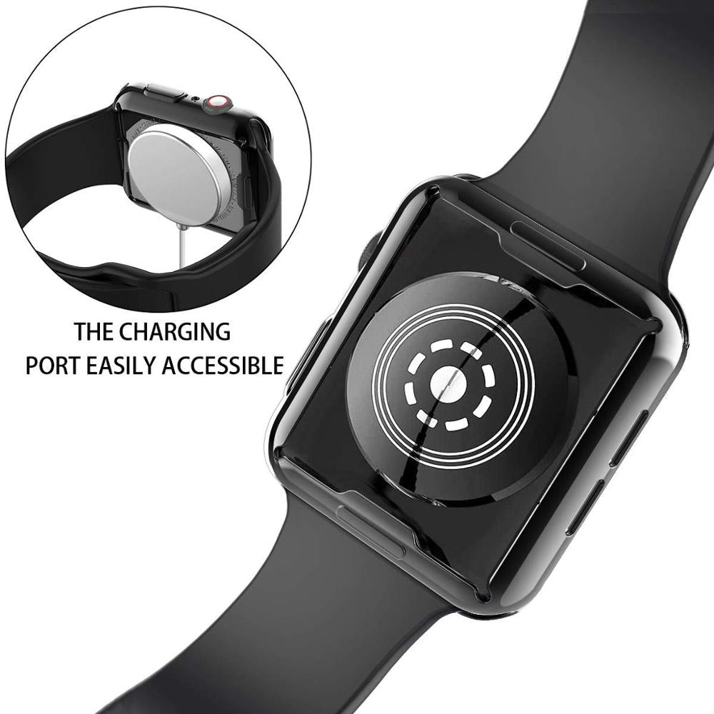 Transparent Bumper Screen Protector for Apple Watch Series