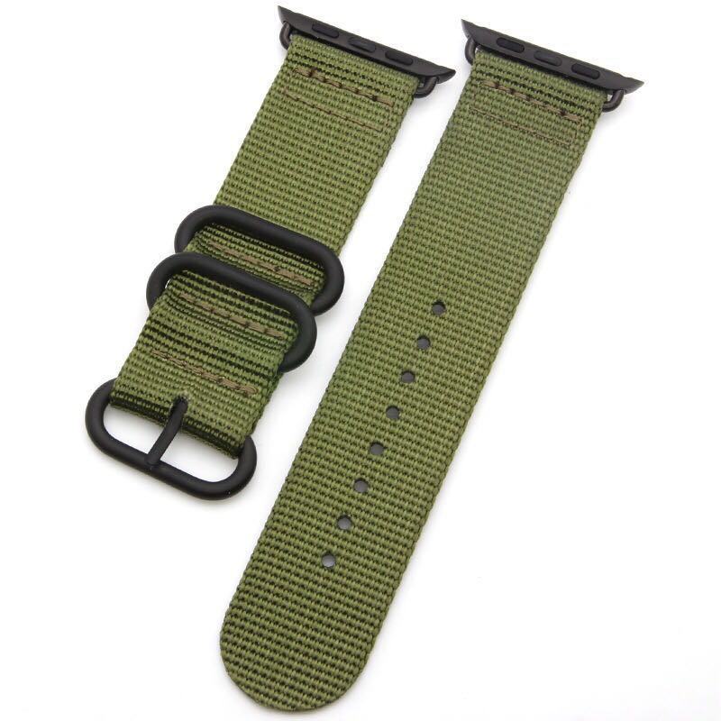 NATO Sports Nylon bracelet for Apple watch band 5 4 3 2 accessories - Wristwatchstraps.co