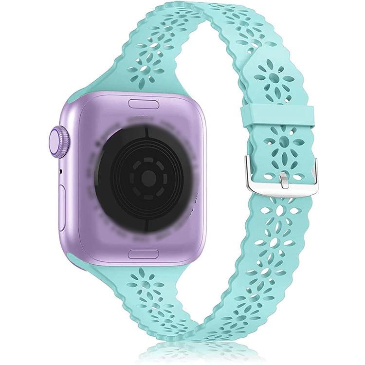 Lace Silicone Strap For Apple Watch - Wristwatchstraps.co