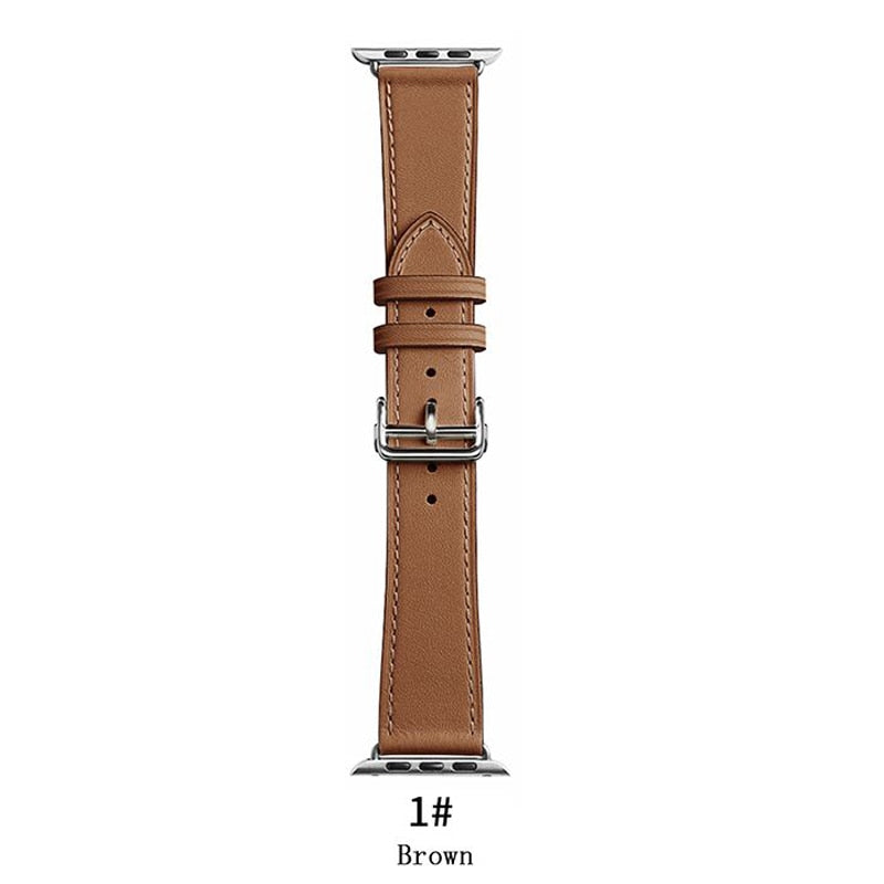 Genuine Leather Strap For Apple Watch Band - Wristwatchstraps.co