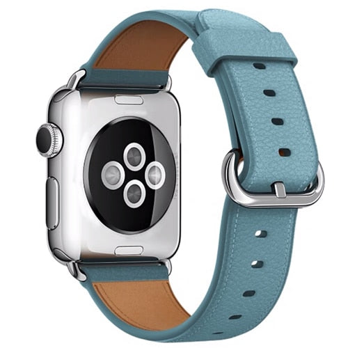 Single Tour Genuine Leather Strap for series 5/4/3/2/1, Hermes, Nike Apple Watches - Wristwatchstraps.co