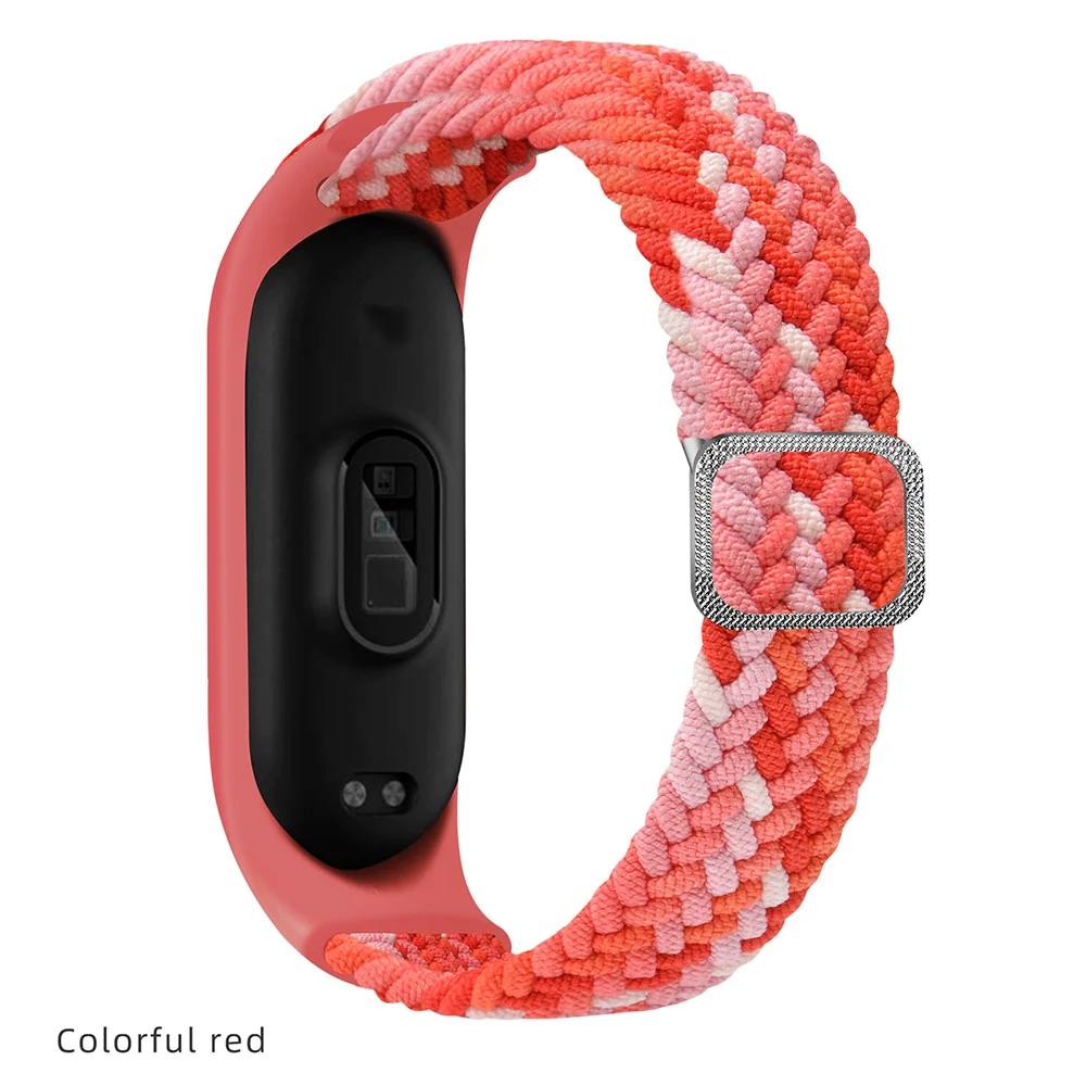 Adjustable Nylon Braided Mi band 3,4,5 and 6 - Wristwatchstraps.co