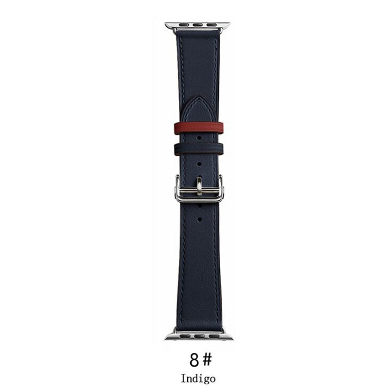 Genuine Leather Strap For Apple Watch Band - Wristwatchstraps.co