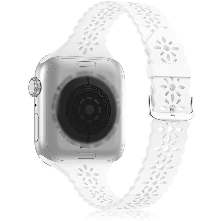 Lace Silicone Strap For Apple Watch - Wristwatchstraps.co