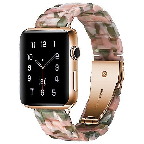 Resin Watch Strap with Stainless Steel Buckle for Apple Watch - Wristwatchstraps.co