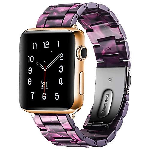 Resin Watch Strap with Stainless Steel Buckle for Apple Watch - Wristwatchstraps.co