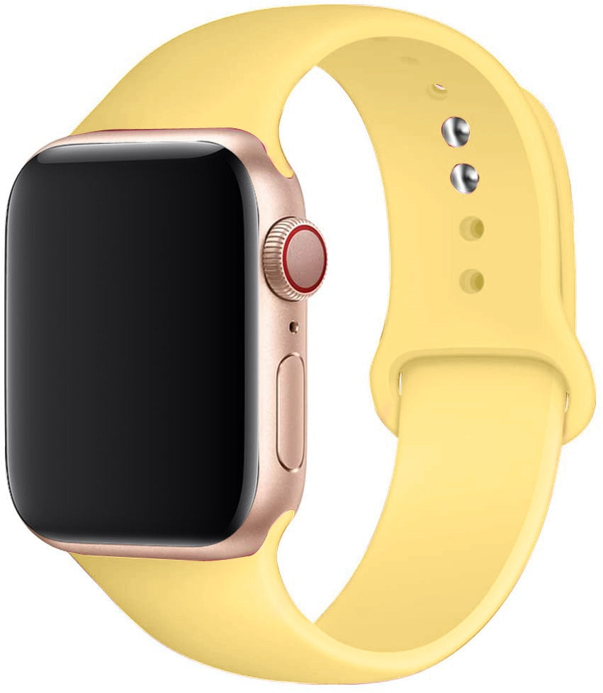 Silicone Strap For Apple Watch - Wrist Watch Straps