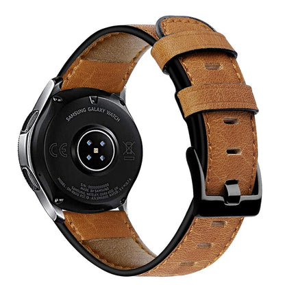 Distressed Premium 22mm Leather band For Samsung Galaxy, Huawei, And Amazfit Watch - Wristwatchstraps.co