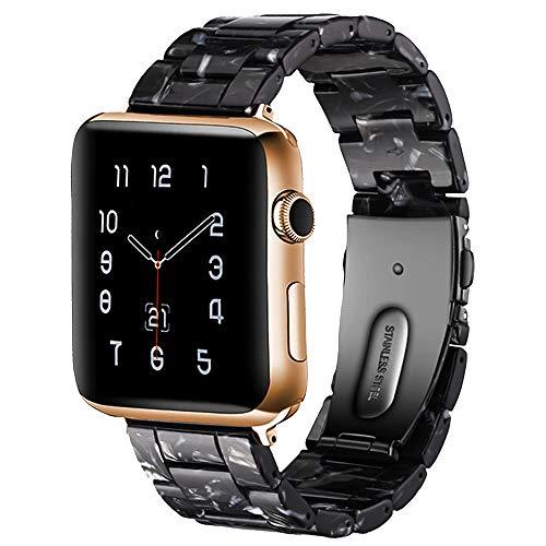 Resin Watch Strap with Stainless Steel Buckle for Apple Watch - Wristwatchstraps.co