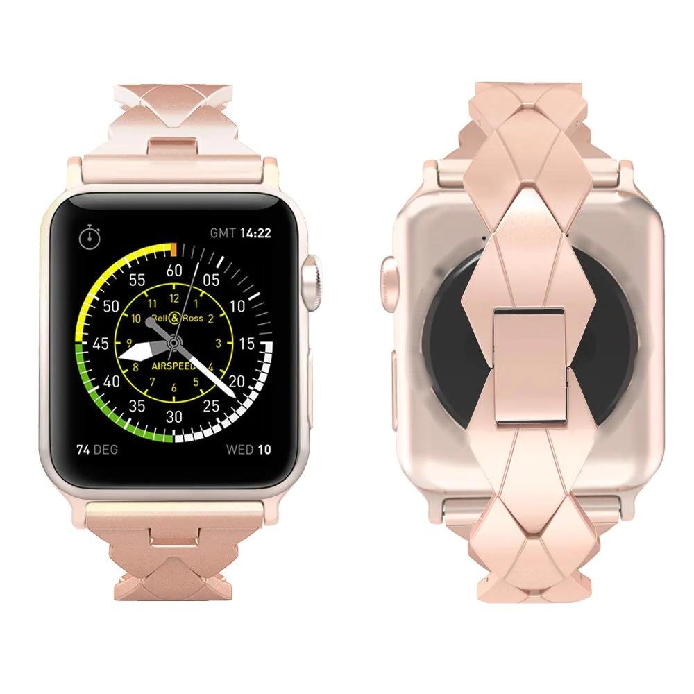 Ladies Stainless Steel Strap for Apple Watch - Wristwatchstraps.co